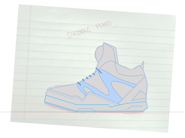 Reebok Pumps Initial Outlines